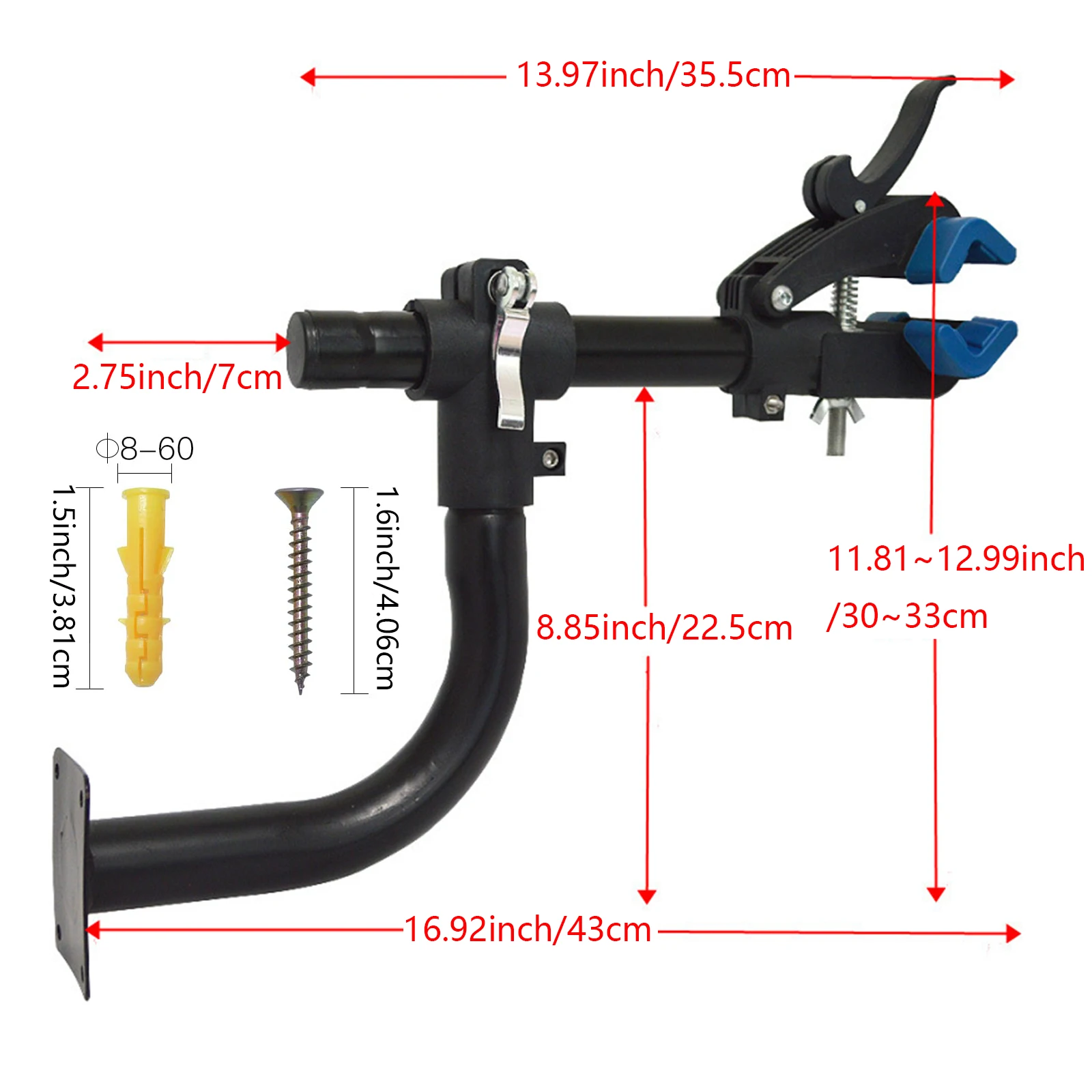 ZTZ Bench-Mounted Bike Repair Stand, Bike Work Stand with 360° Adjustable Clamp for Easy Home Bicycle Maintenance