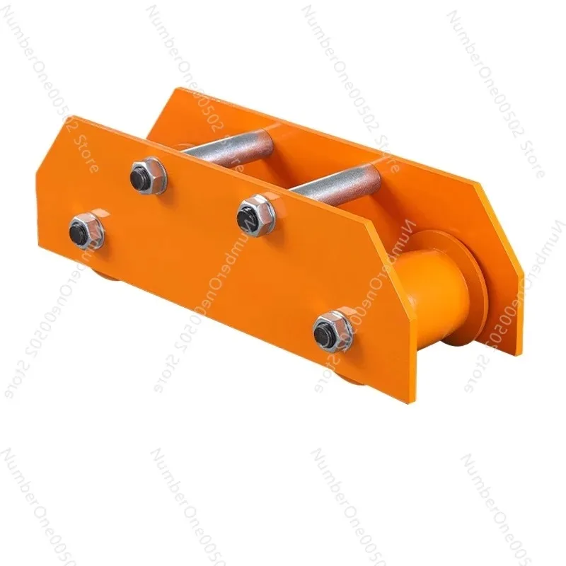 

Extended I Beam Trolley Manual Rail Crane Monorail Carrier Heavy Duty Track Wheel Cart​