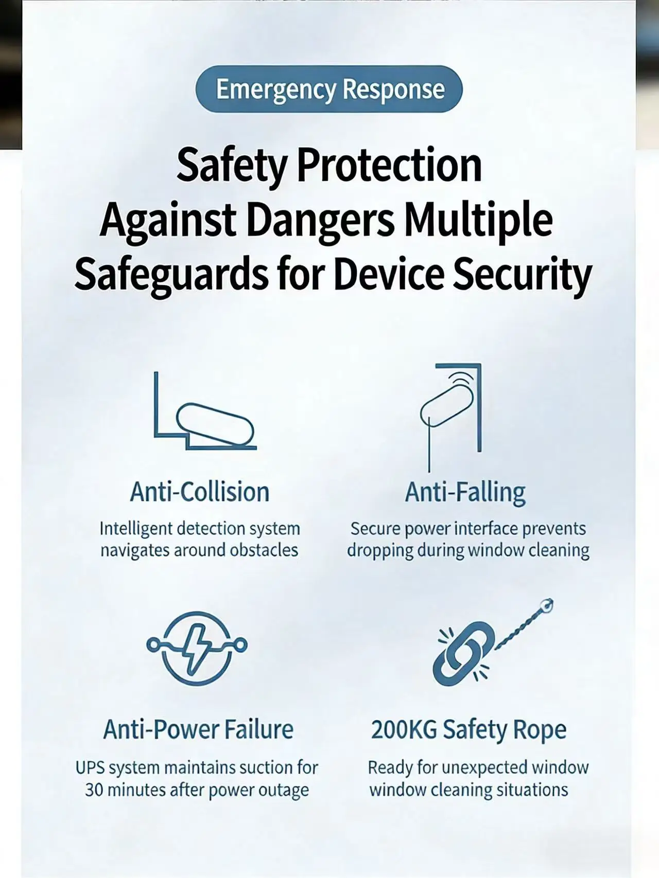 72W High-Power Intelligent Dual-Jet Multifunctional Window Cleaning Robot, An Electric Glass Cleaning Wonder