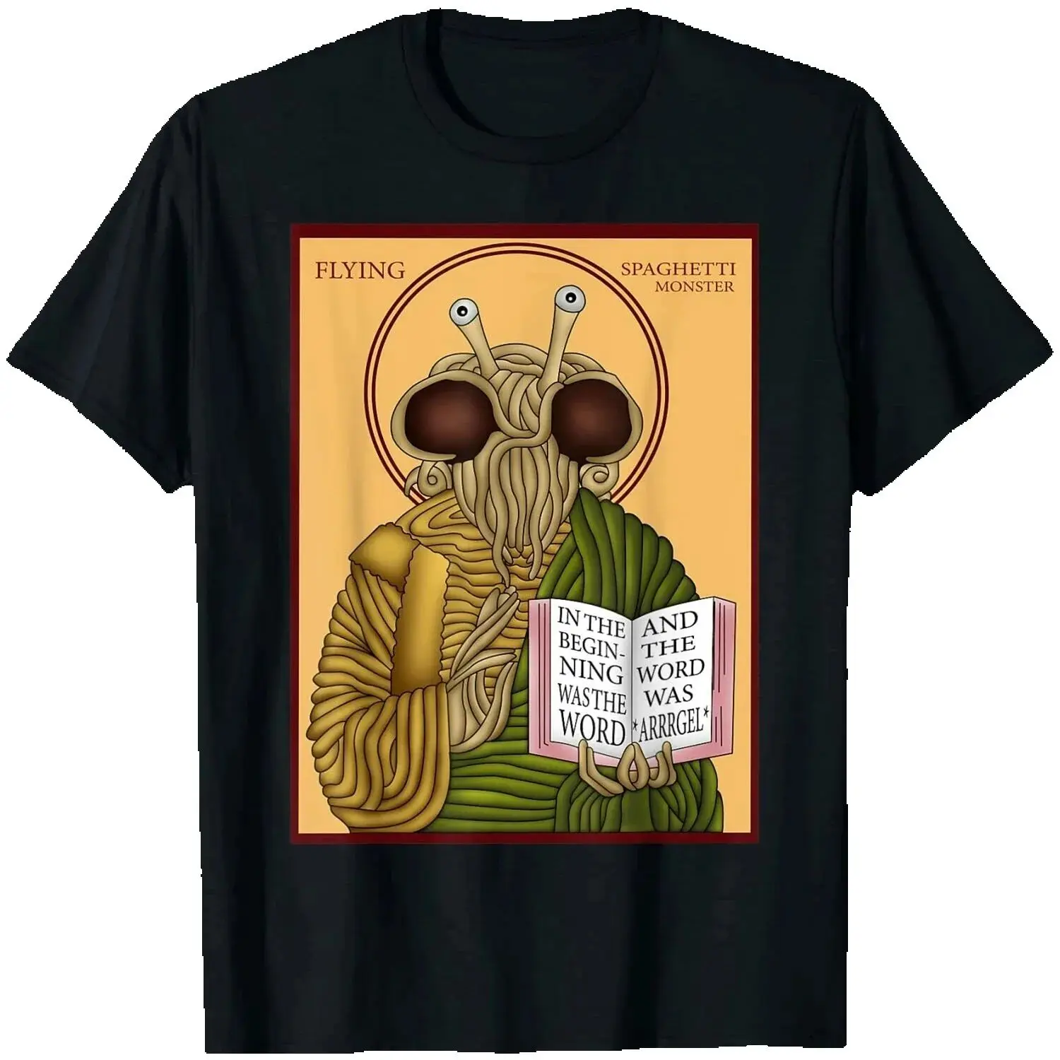 Flying Spaghetti Monster Tee FSM, Pastafarian T-Shirt Premium Cotton Short Sleeve O-Neck Mens T Shirt New S-3XL