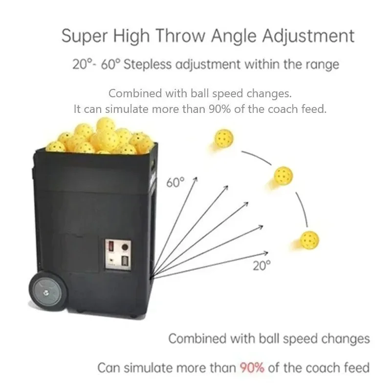 Adjustable Speed Automatic Ball Serving Machine for Home Club Coach Training with APP Remote Control