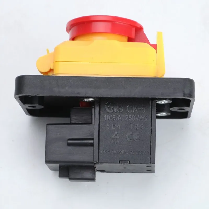 CK5 AC250V 4-Pin Start Stop No Volt Release Push Button Switch Common to woodshop and Metalwork Machines