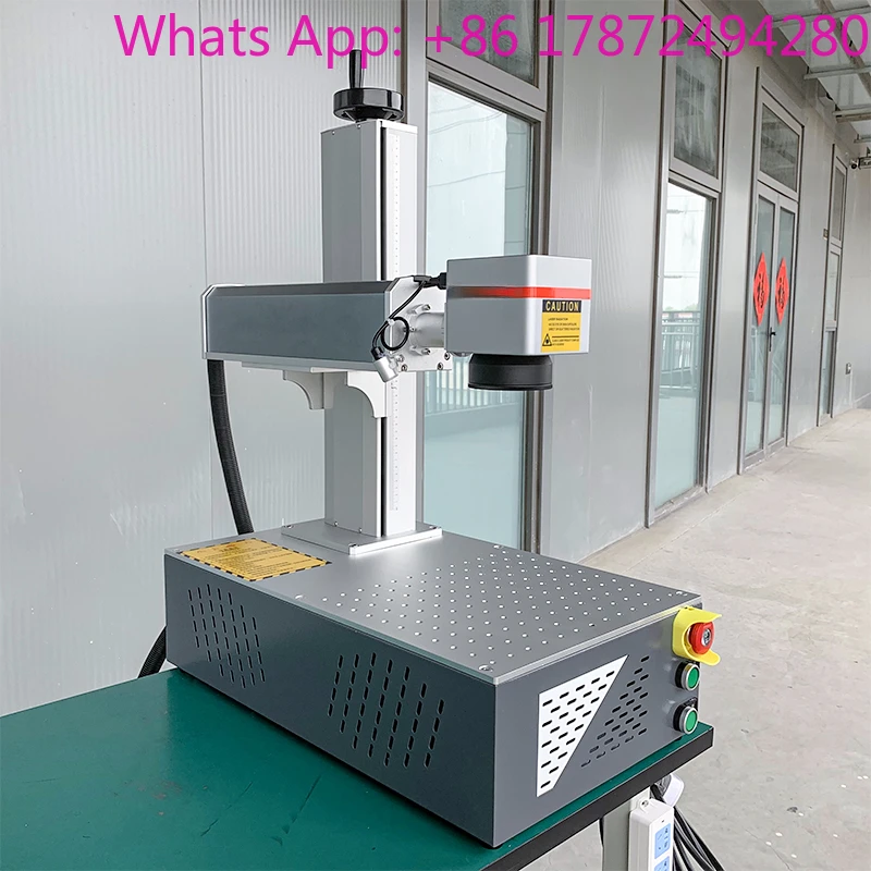 20W/30W/50W/100W Max Raycus JPT Mopa Portable Metal Fiber Laser Marking Machines Galvo Brand DXF PLT Format Home Use