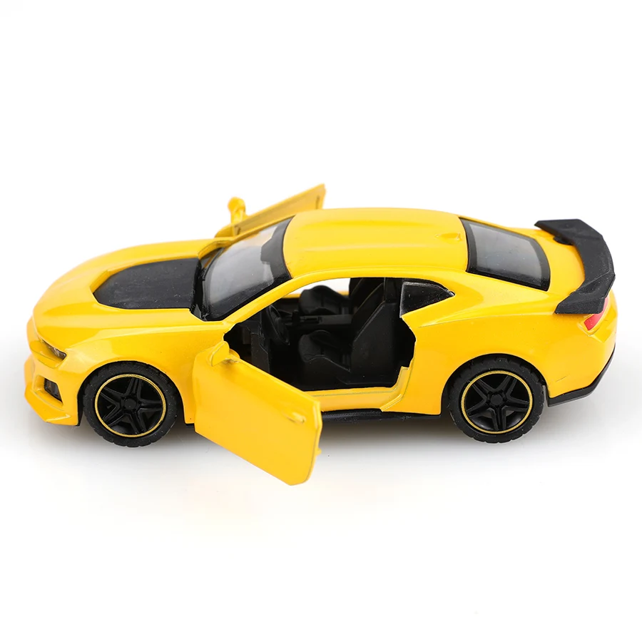 (bagged)1:43 Camaro Bumblebee Racing Car, Alloy Model Car, Simulated Vehicle, Children Metal Car, Boy's Toy Gift, Car Ornaments