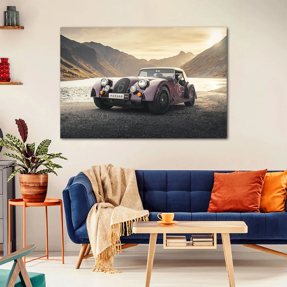 Morgan Plus 6 Car Modern Paintings HD Picture Posters and Prints Canvas Wall Art For Home Room Decor