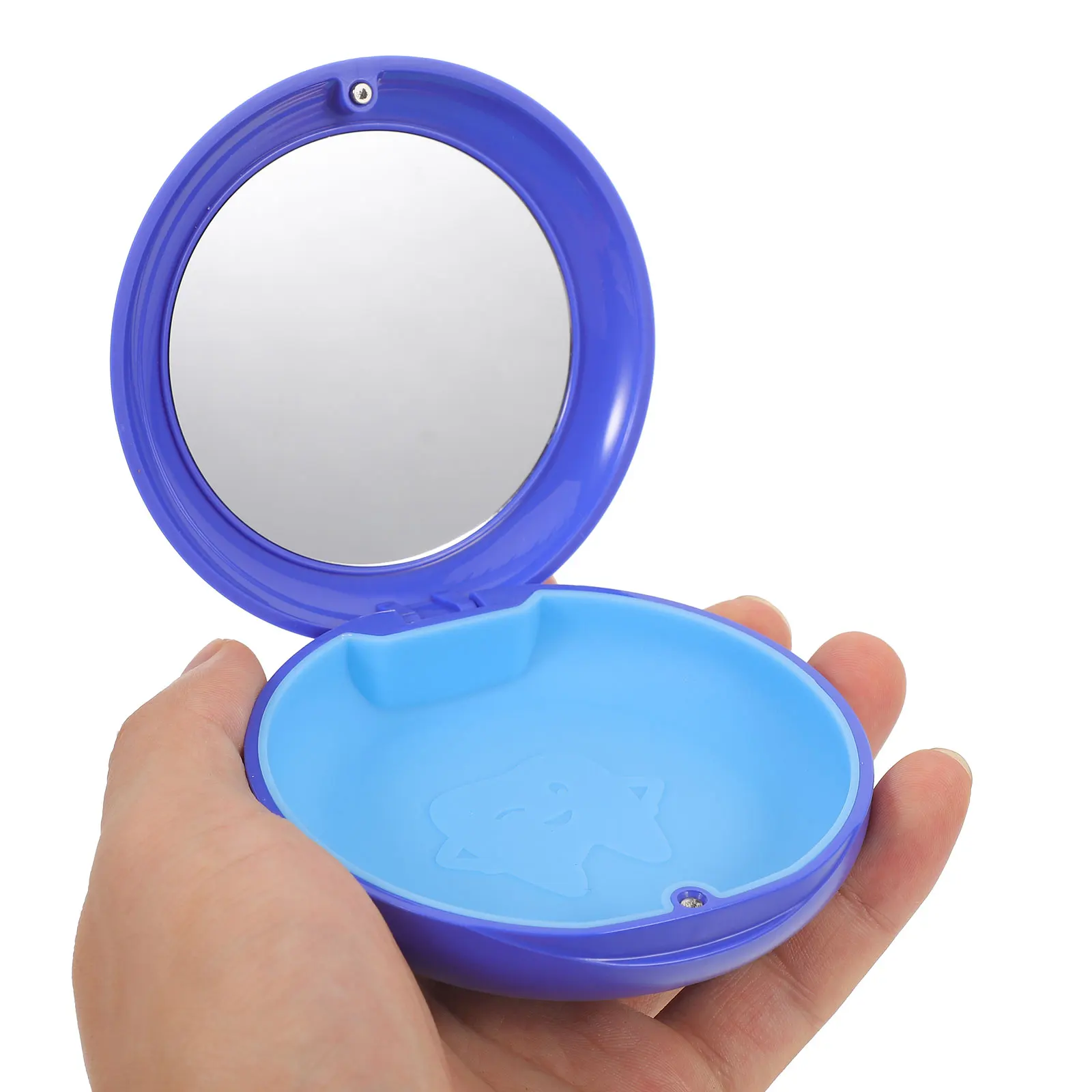 Small Brace Keeper Retainer Storage Box Breathable Design Durable Practical Orthodontic Denture Container Outdoor Use