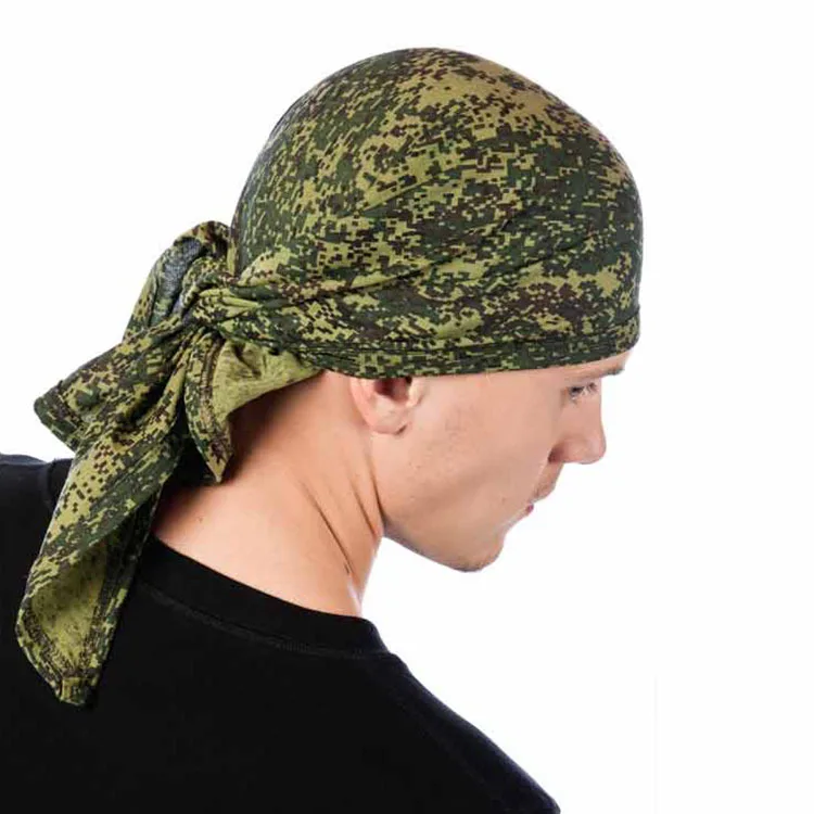 Russian Outdoor Army Fan Camouflage Headband Face Mask Riding Sun Protection Triangular Scarf Tactical