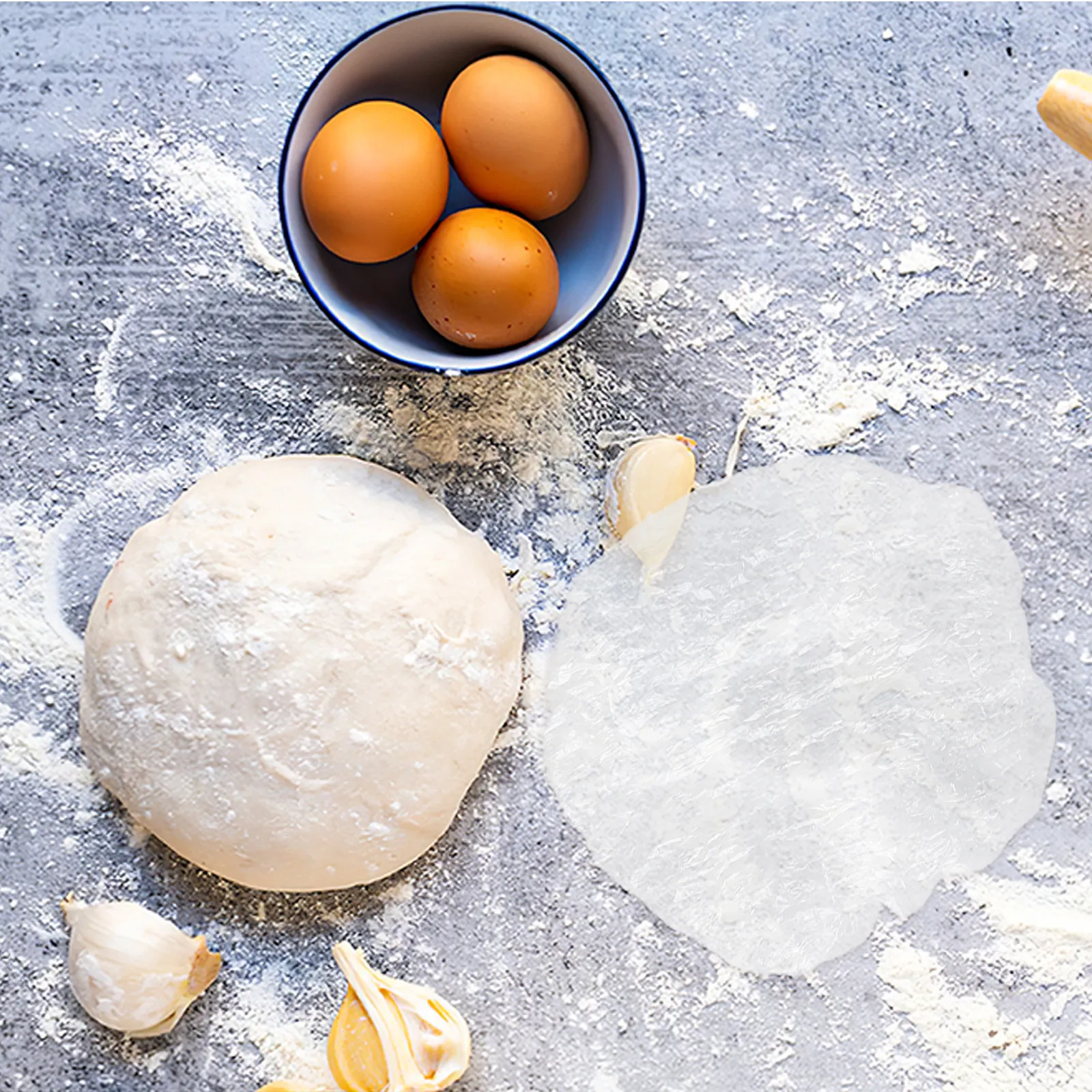300Pcs Elastic Bowl Covers Bread Proofing Cover for Sourdough Rising Clear Food Bowl Cover Baking Tool Kitchen Fermentation