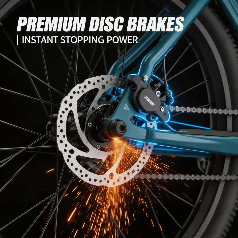24hr Support 48V500W Motor 24 Inch Wheels EBIKE 40-65km Range Removable Battery Off Road Grocery Commute Family First Choice Pedal Assist All Weather Performance Local Dispatch Best Gift image 9