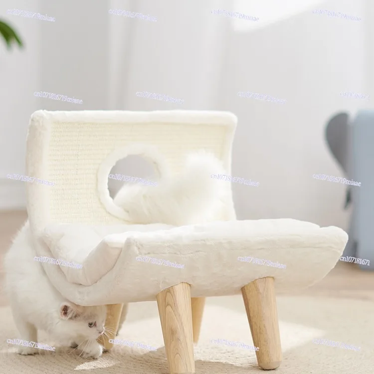 Cat Scratching Board Nest Vertical Non-chip Climbing Frame Claw Grinder Cat Nest Internet Celebrity Wooden Cat Bed Sofa Pet