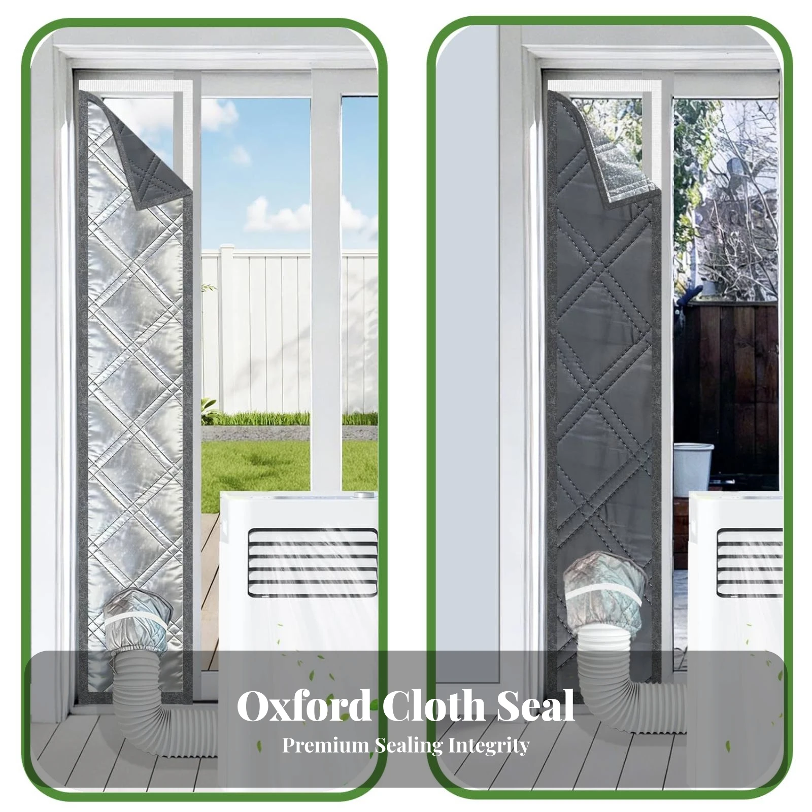 Window Sealing Cloth Insulated Portable Air Conditioner Window Seal Kit Air Conditioning Vent Sealing Cloth Energy Saving