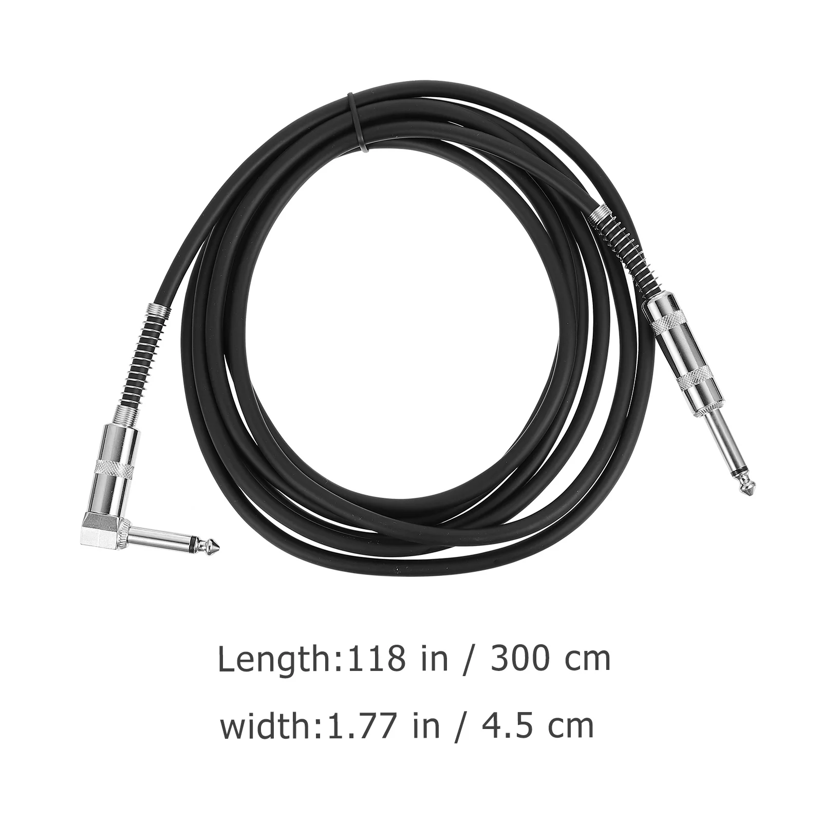 สายกีตาร์ 6.35 มม. สายถักป้องกันสัญญาณรบกวน สายแอมป์กีตาร์ไฟฟ้า สายเครื่องดนตรี ลดเสียงรบกวน เสียงบริสุทธิ์