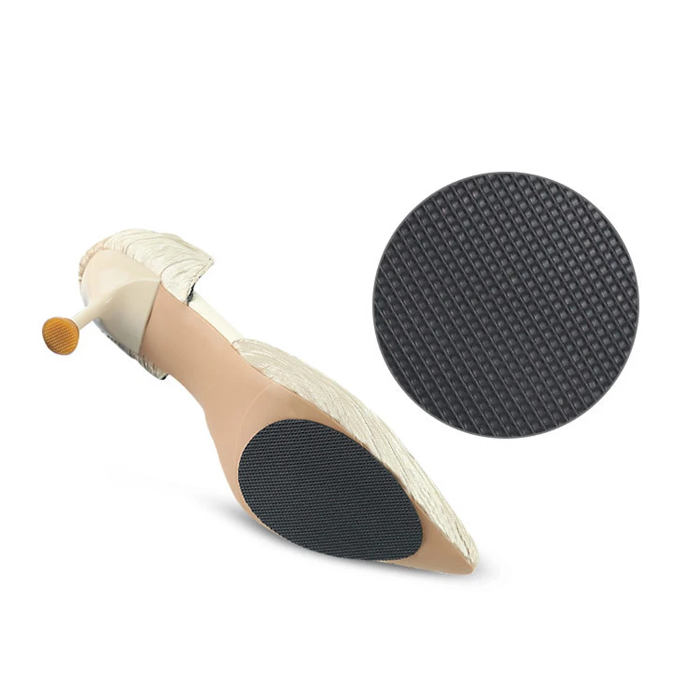 

5 Pairs Anti Slip Rubber Pad Sole Protectors for High Heels Boots Sandals Non Slip Stickers Strong Adhesive Backing Ladies Men