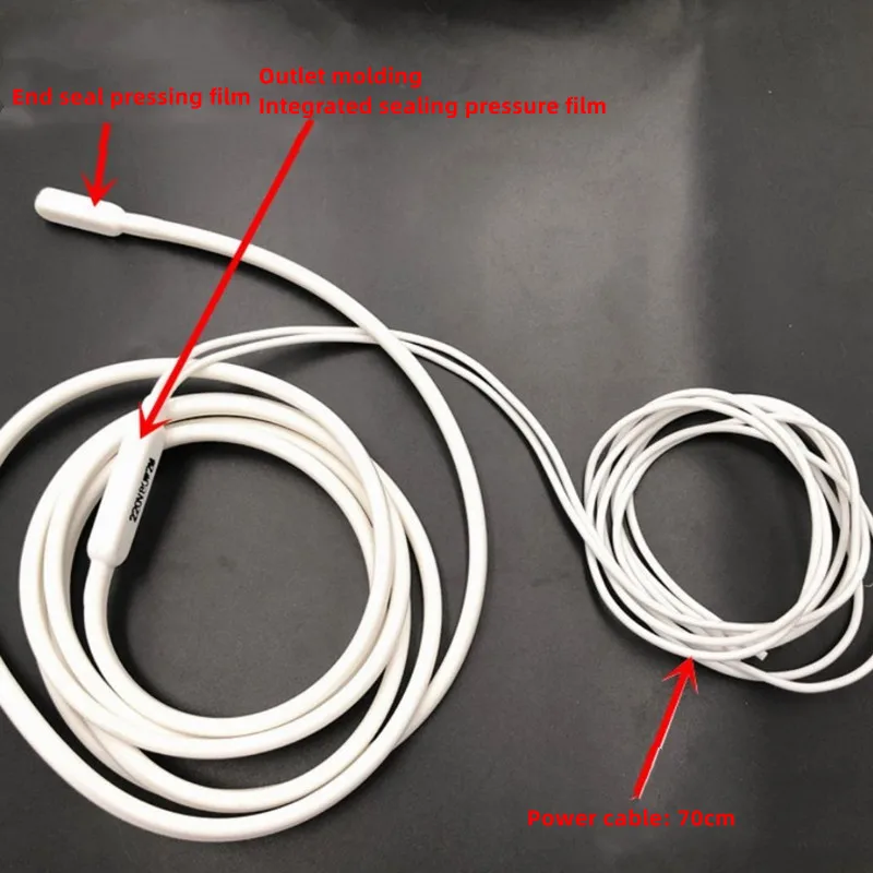 Cold storage drainage pipe defrosting and hot wire sewer antifreeze hot wire heating silicone rubber heating wire hot wire