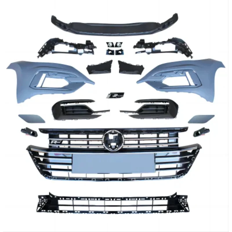 

CZJF Car Body Kit Front Rear Bumper for CC Arteon 2018-2021 Upgrade 2018 CC R-line