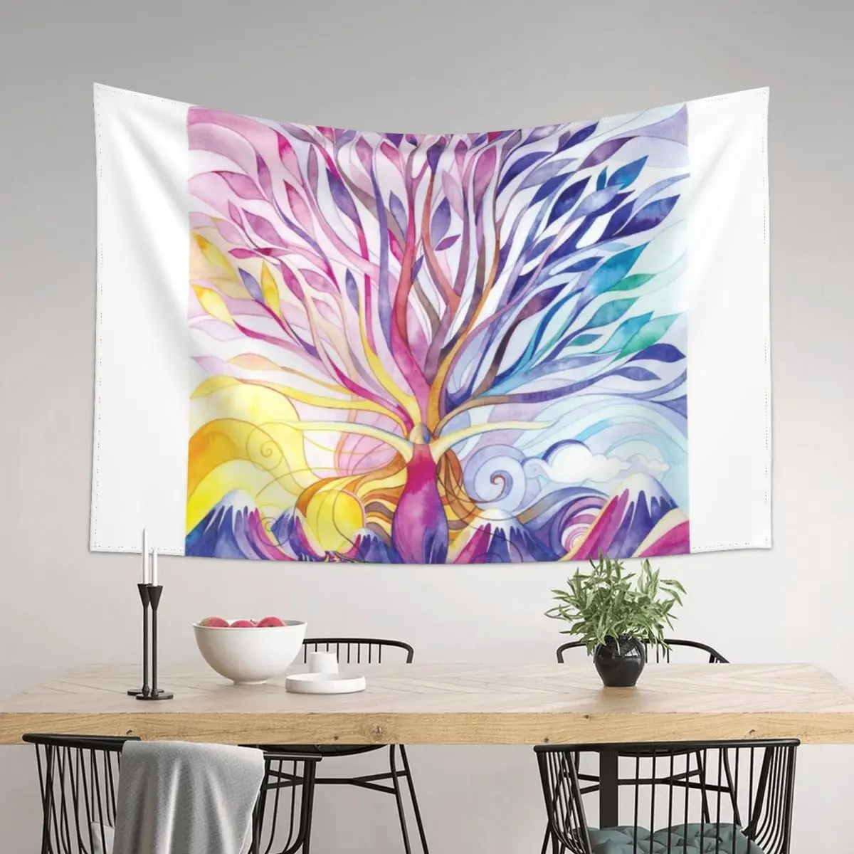 

Of the Earth Tapestry Room Aesthetic Decor On The Wall Kawaii Room Decor Tapestry