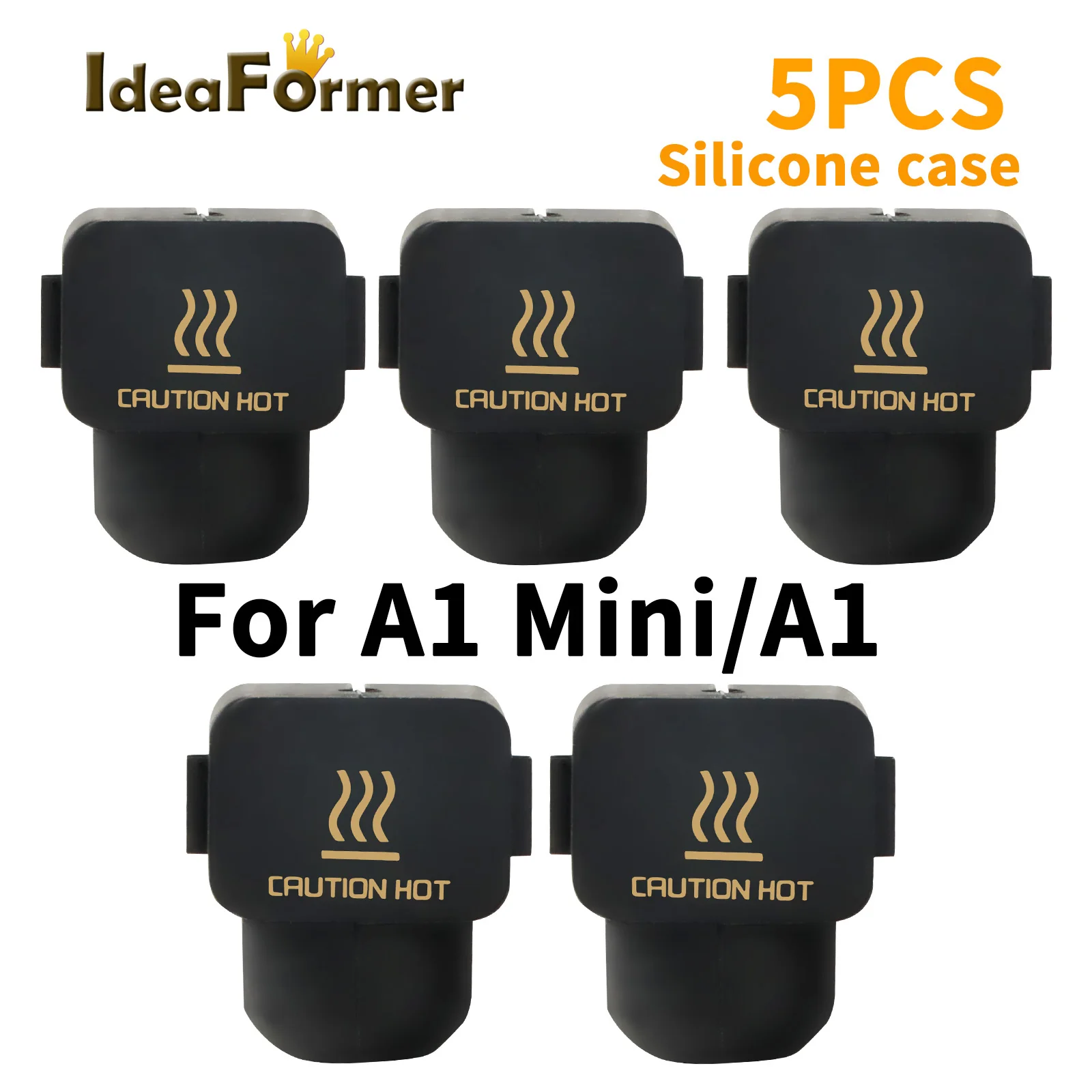 

Для Bambu Lab A1 Mini Hotend Heating Block Cover Черный силиконовый носок Для Bambulab A1 Mini Silicone Sock A1 Mini Silicone Sock.