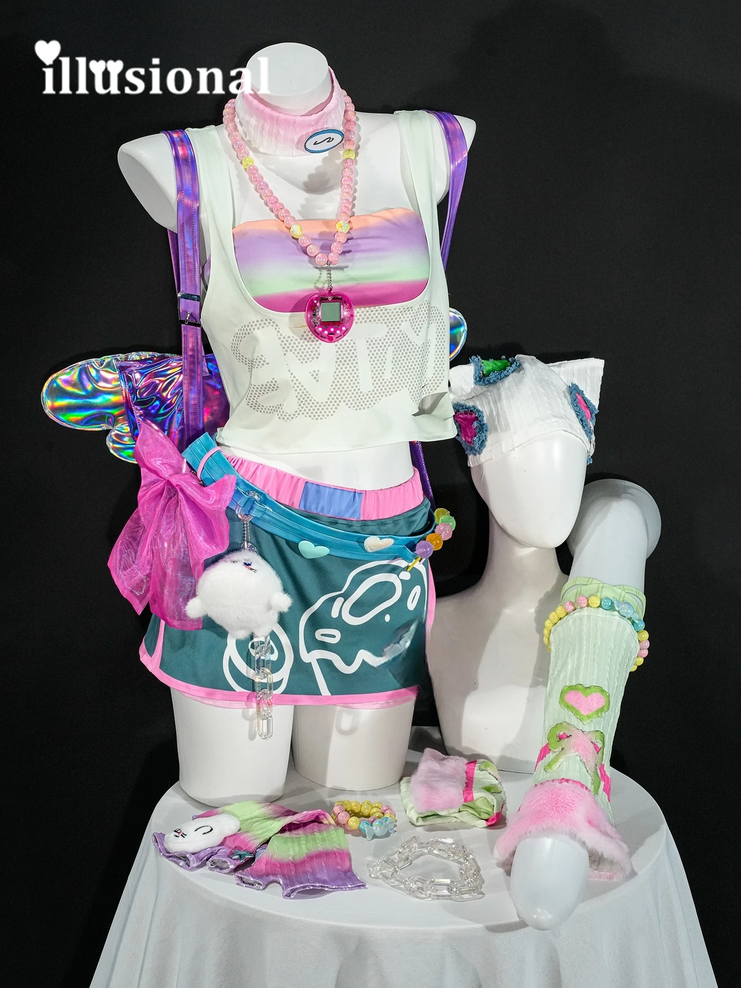 

illusional Path to Nowhere Poffy Cosplay Costume Game Poffy Bo Fei Sexy suit Halloween Costumes Women