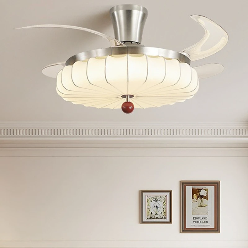 Modern Minimalist Eye‑Friendly LED Pendant Light Alloy Wind Blades Art Indoor Chandelier Bedroom Home Decor Hanging Lamp