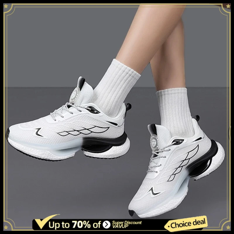 2026 Women's Sports Shoes, Breathable Mesh Shock-absorbing Running Shoes, Fashionable and Versatile Casual Shoes Platform Shoes