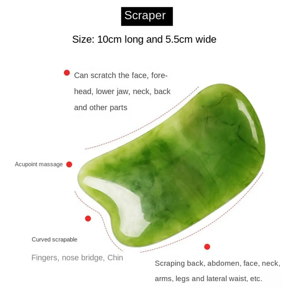 Инструмент для ухода за кожей Шеи, физиотерапия, скребок для соскабливания лица, инструмент для красивого тела, массажер для лица гуаша