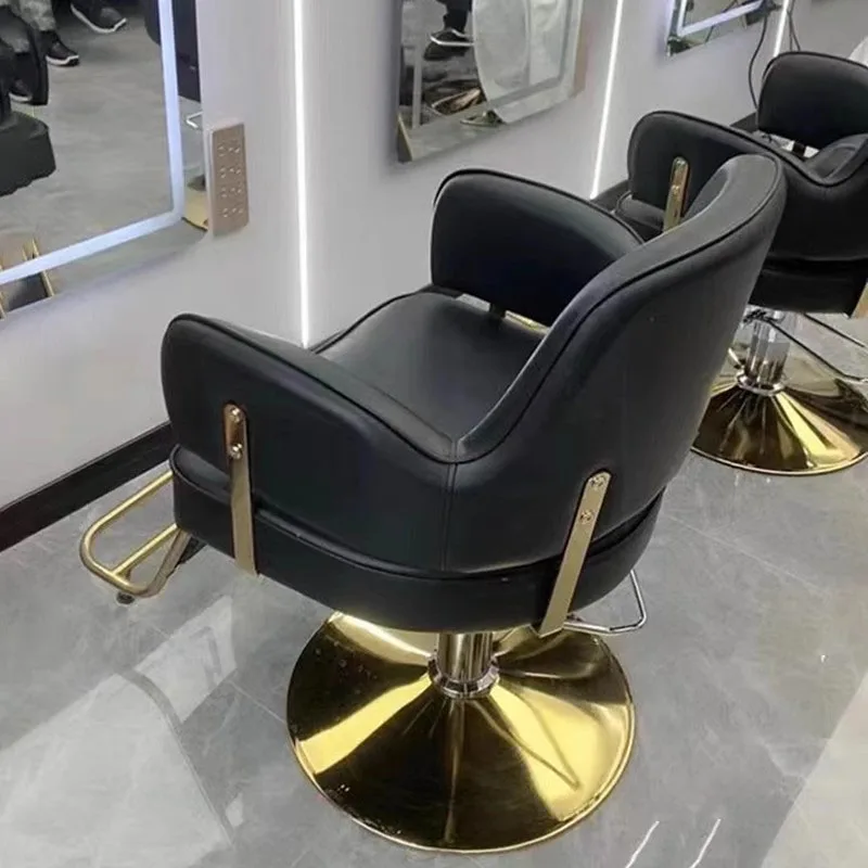 Salon Perm Hair Barber Chair Luxury Personalized Comfort Advanced Sense Barber Chair Italian Trendy Sillas Home Furniture