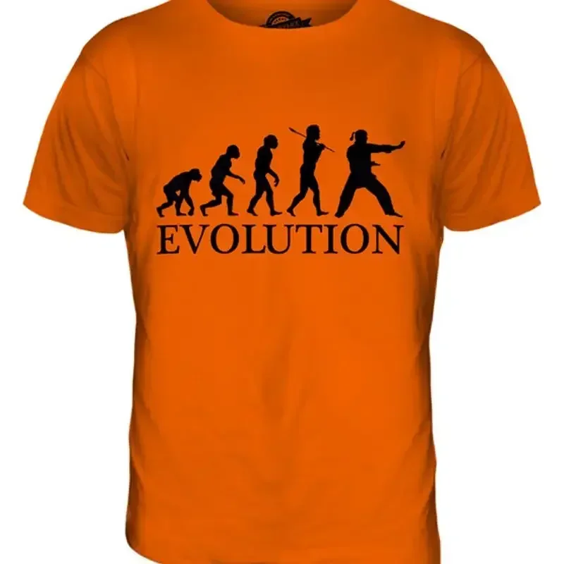 AIKID? EVOLUTION OF MAN MENS T SHIRT TEE SHIRT XS S M L XL 2XL 3XL 4XL