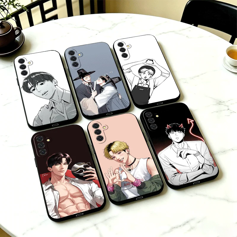 B-J A-Alex Anime Phone Case Cover for Samsung A13 A14 A15 A16 A17 A53 A54 A55 A56 A57 A33 A34 A35 A36 A37 A23 A24 A25 A26 A27 A0