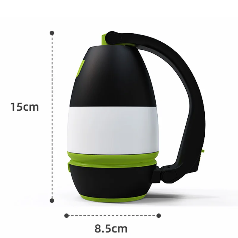 ZK20 Dropshipping Multi-function Camping Light Tent Lamp LED USB Rechargeable 3 in1 Flashlight Table Desk Lamp Power Bank