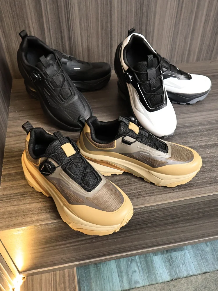 

Ultra-Light Shock-Absorbing Large Sole Casual Shoes Men's Breathable Anti-Slip Comfortable Outdoor Sports Shoes Fashionable S...