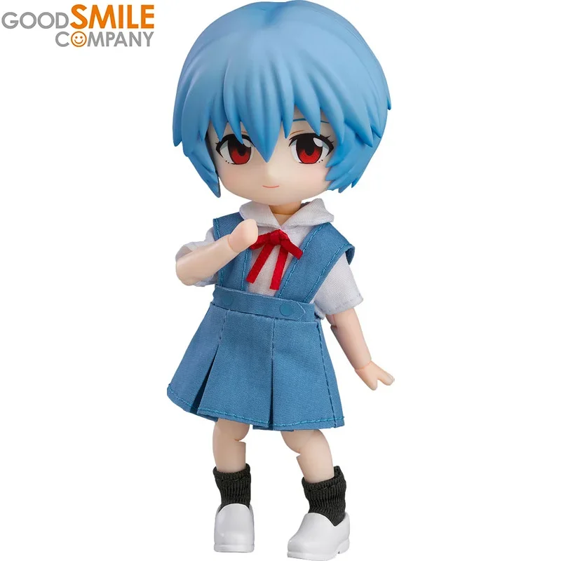 In Stock Good Smile GSC Nendoroid Doll Rebuild of Evangelion Rei Ayanami 14CM Anime Figure Action Model Collectible Toys Gift