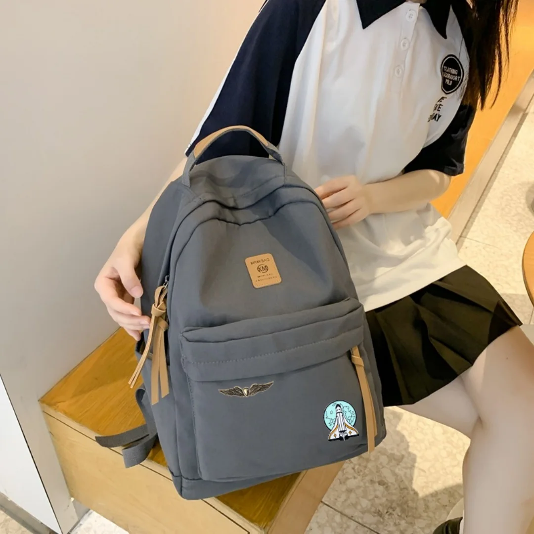 جديد الرجال النساء فانتازيا حقيبة كتف مدرسية إيلي تأثيري حقيبة الظهر الكبار السفر في الهواء الطلق حقيبة الظهر بروش دبوس اكسسوارات الهدايا #4