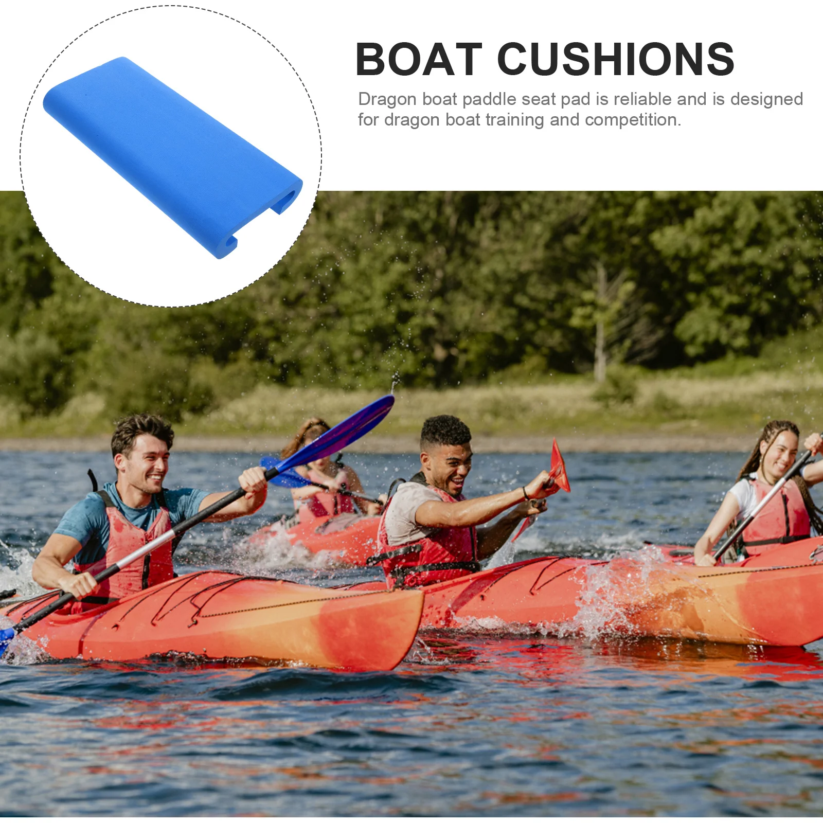 

Dragon Boat Cushion Paddle Seat Inflatable Saddle Rowing Machine Cushions Supplies Seats