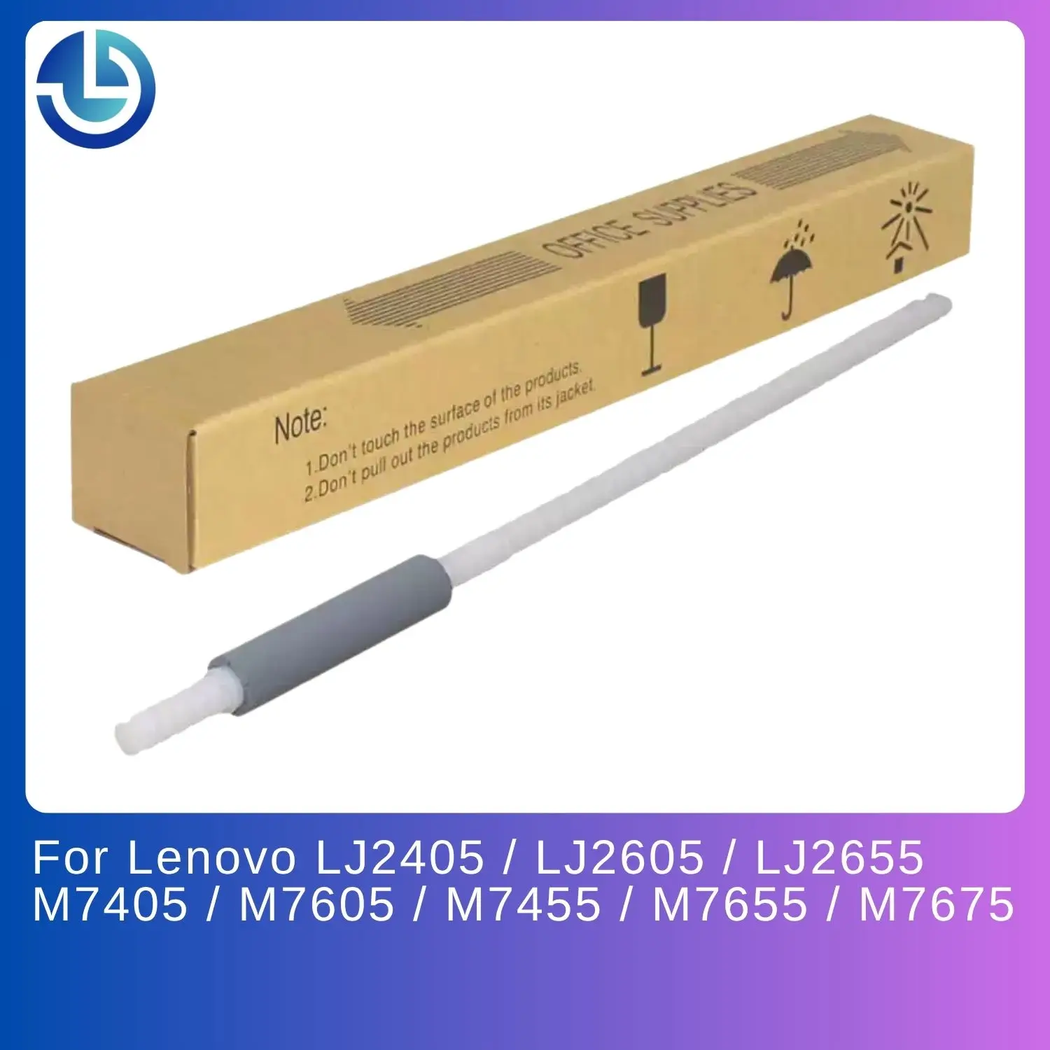 Auxiliary Pickup Roller for Lenovo LJ2405 LJ2605 LJ2655 M7405 M7605 M7455 M7655 M7675 Paper Feed Roller