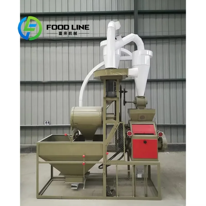 Wheat Corn Grain Grinder Machine Adjustable Powder Thickness Stable Running For Multiple Kinds Of Cereal Milling Production