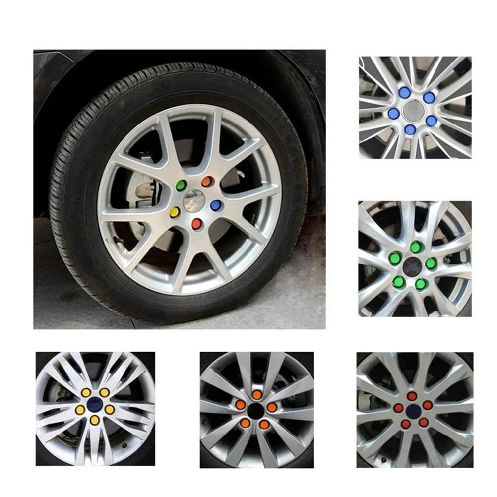

20Pcs Wheel Nut Covers Silicone Hexagon Tough Rub Resistant Bolt Protect Caps Easy Fit Car Wheel Bolts Decoration