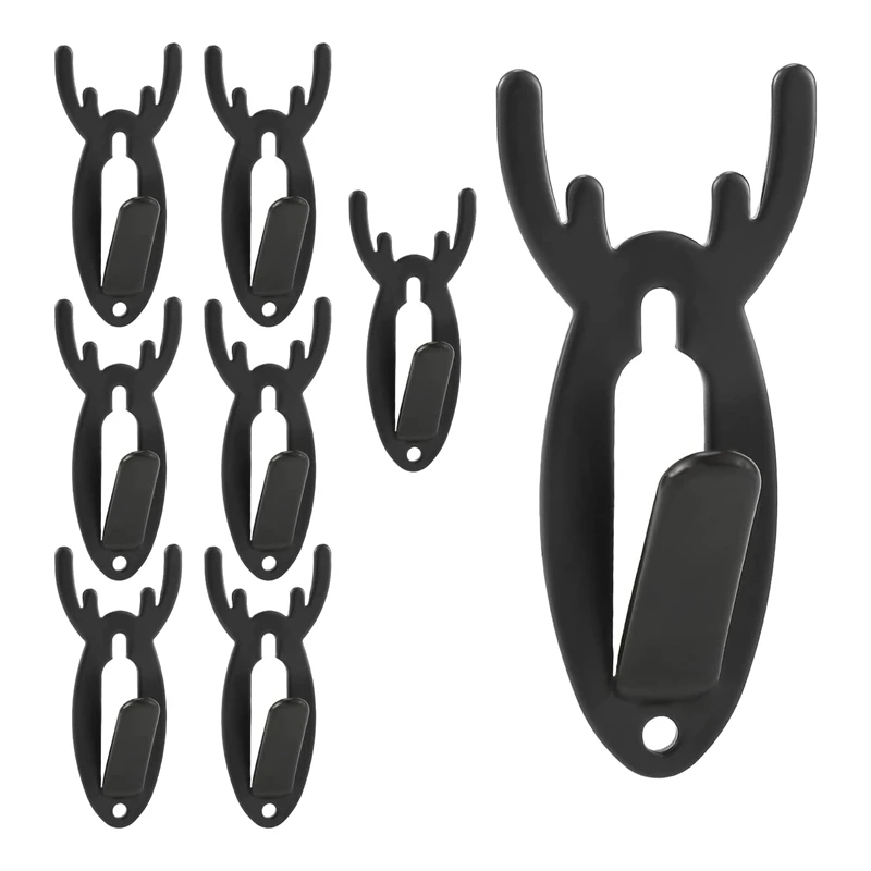 

8 Pack Skull Hanger Steel European Mount Skull Hanger Deer Skull Hanging Easy Installation For Living Room, Bedroom