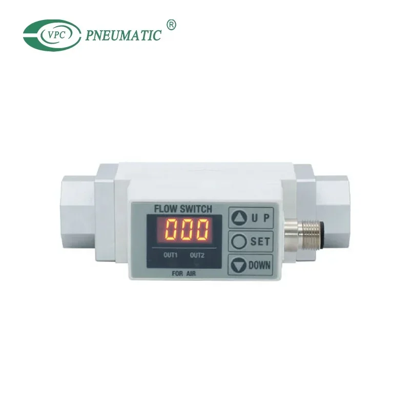 

2025/PF2A Digital Air Flow Meter SMC Type 2-Color Display Integrated Digital Flow Switch