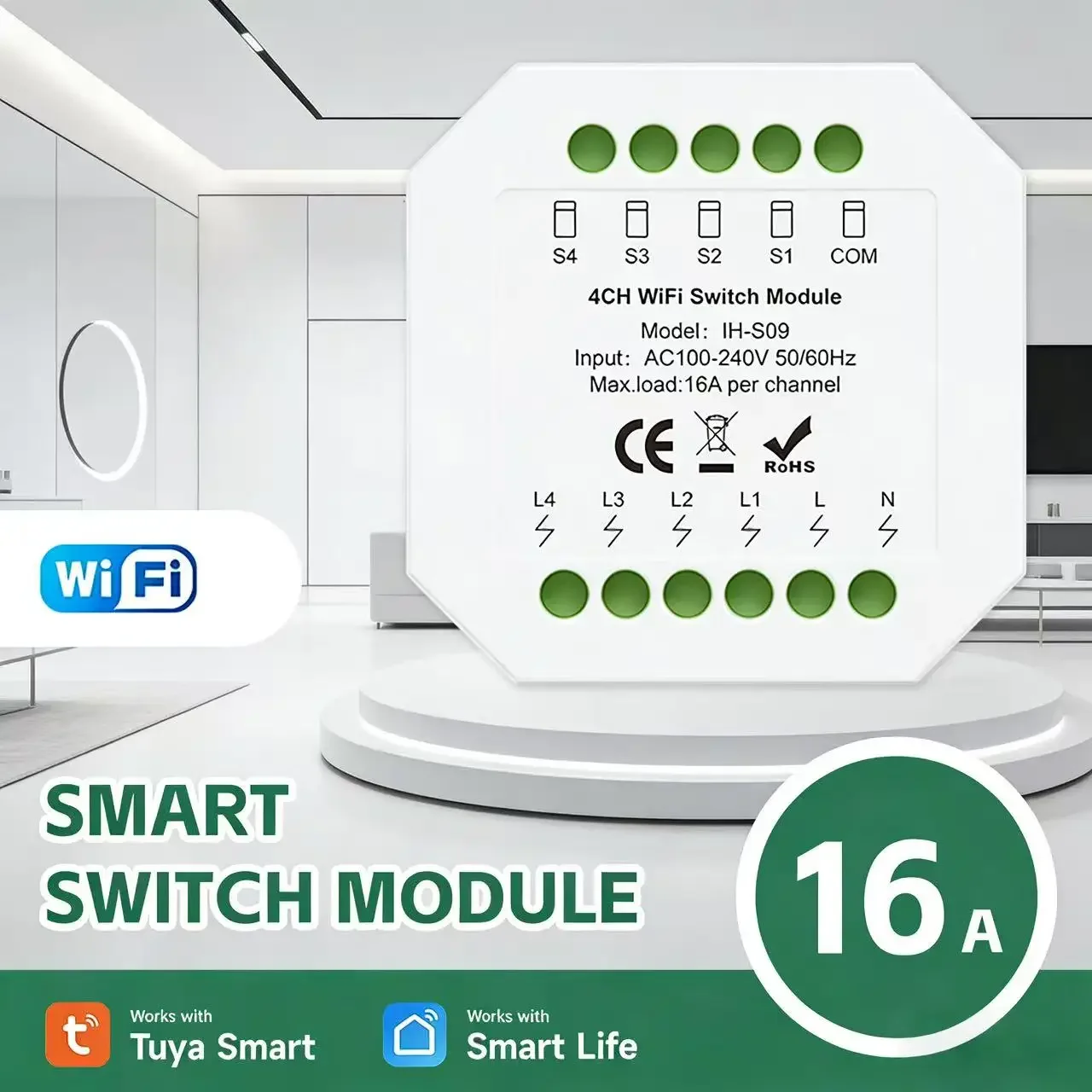 Tuya 16A Wifi Smart…