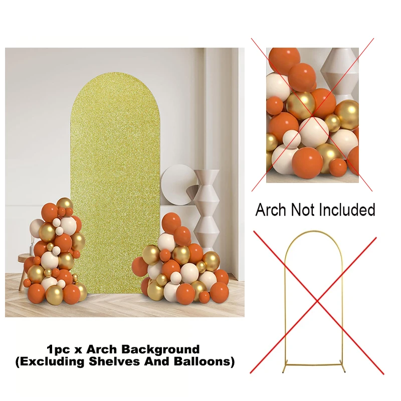 Mocsicka Shiny Arch Background Cover Sparkle Soft Baby Birthday Wedding Photo Backdrop Photography Decor Shooting Props Studio