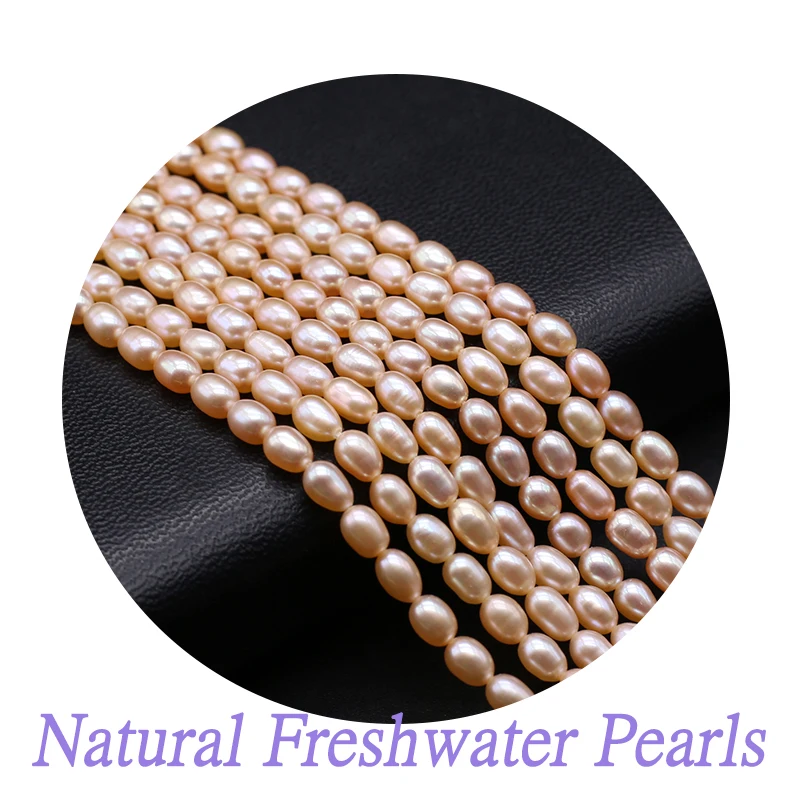 

Natural Freshwater Cultured Pearl Beads Grade AAA Loose Spacer Bead for Jewelry Making DIY Necklaces Bracelet Accessories Gift