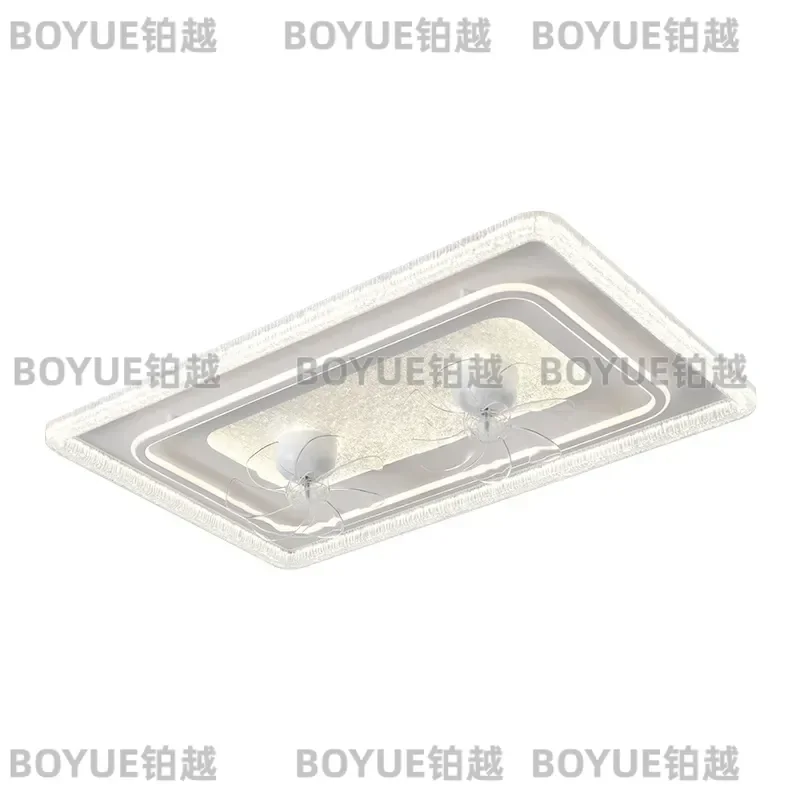 Modern Oscillating Ceiling Fan Light with LED for Bedroom and Study Simple Home Decor Air Cooling Lamp Fixture
