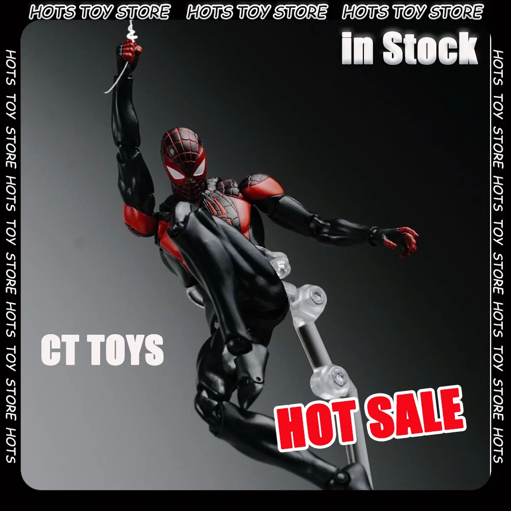 

In Stock Ct Toys Spiderman Miles Morales Mafex 092 Spider-Man Figure Shf Spider Man Anime Action Figure Figurine Model Gift Toys