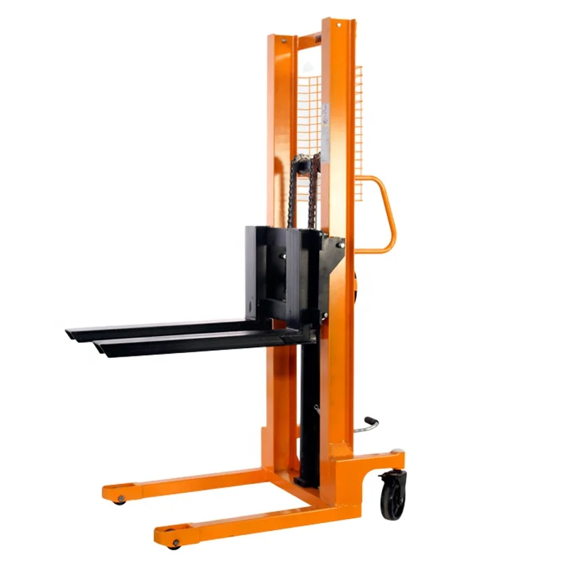 Warehouse Stacker Hydraulic Manual Stacker Forklift 2 Ton 1.6m Hand Pallet Truck Stacker NEW