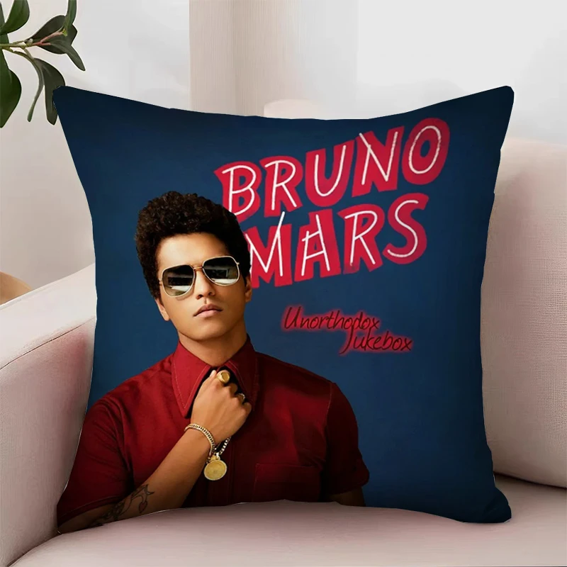 Decorative Pillowcase 40x40 B-Bruno Mars Fan Gifts Decorative Pillow Cover 45x45 Home Decoration Luxury Cushion Cover Cushions