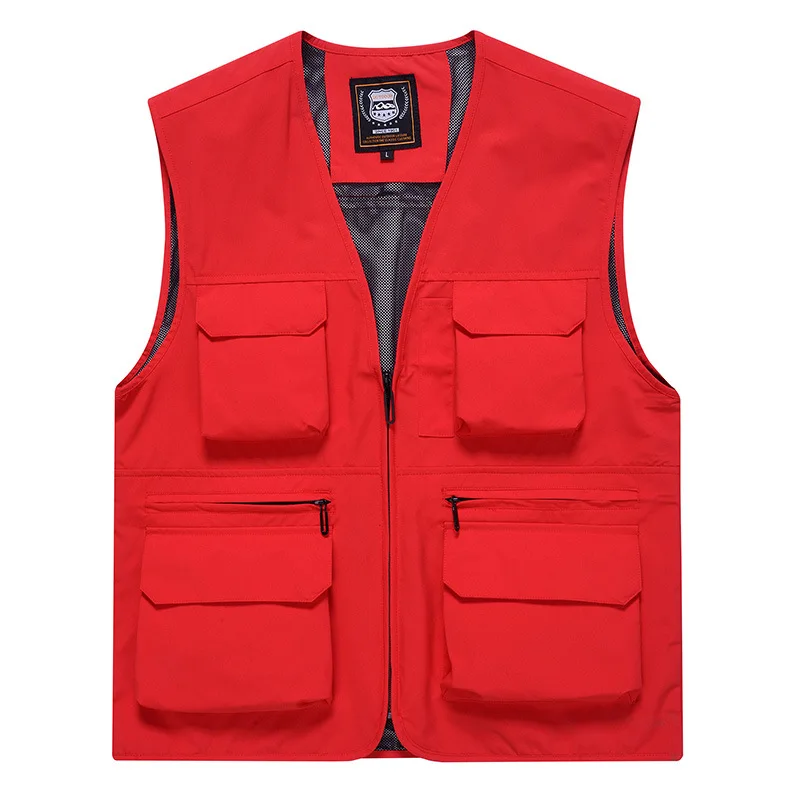 New Outdoor Hunting Vest Motorcyclist Jackets Men Breathable Clothing Mountaineering Sleeveless Jacket Camping Fashion Work Vest