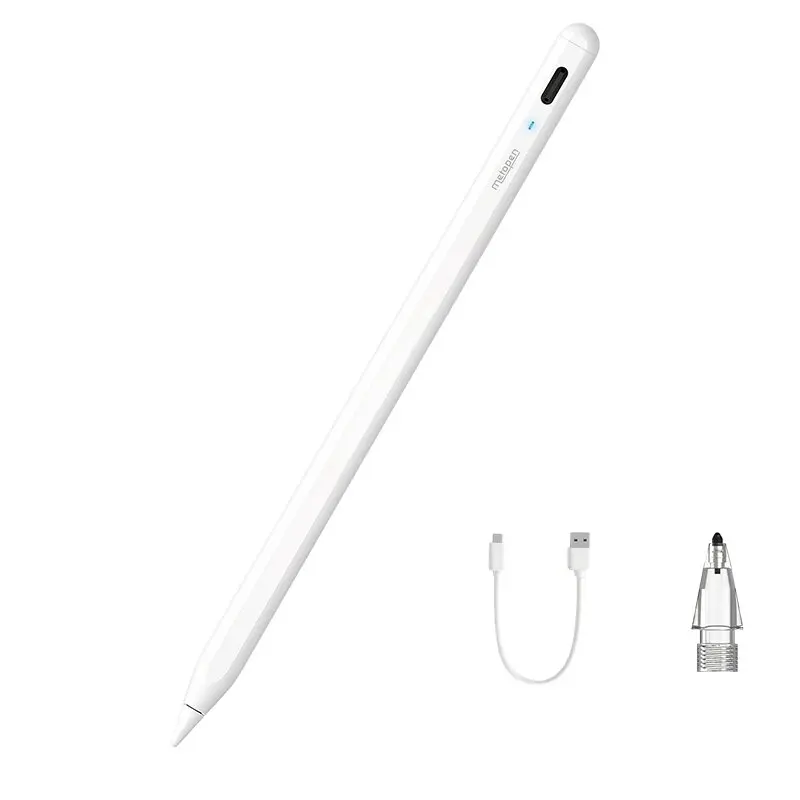 メタペンa8スタイラスペン-apple-pencil対応-ipad用-パームリジェクション機能付き-マグネット式タッチペン-タブレット用-ipad-ipad-mini-ipad-pro対応