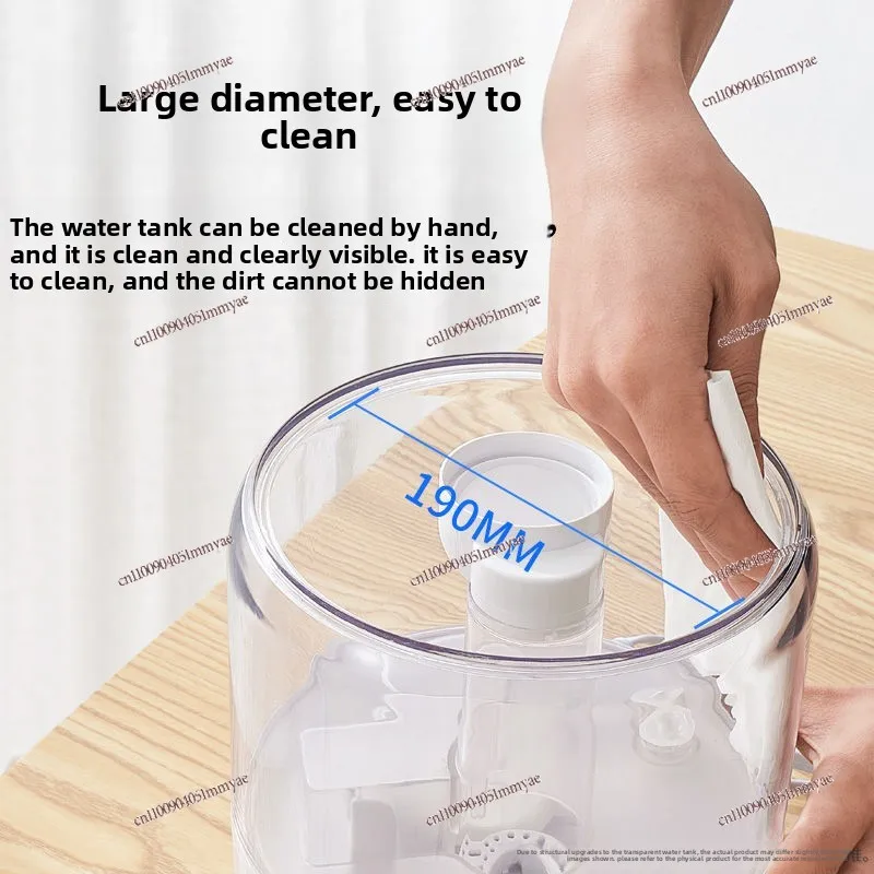 مرطب هواء منزلي لغرفة النوم، صوت خفيف، سعة كبيرة، مكيف هواء، تعقيم، علاج عطري أساسي #5