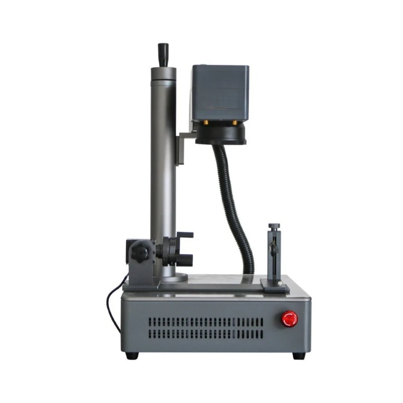 Desktop marking machine, compact, portable, precision, with manual bracket to adjust the focal length
