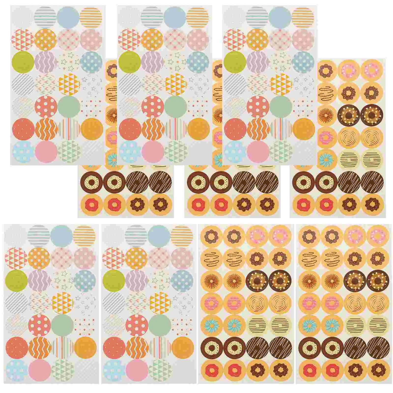 1120 Pcs Binder Hole Protector Loose-leaf Paper Stickers Decorative Reinforcement Labels Strengthening Donut